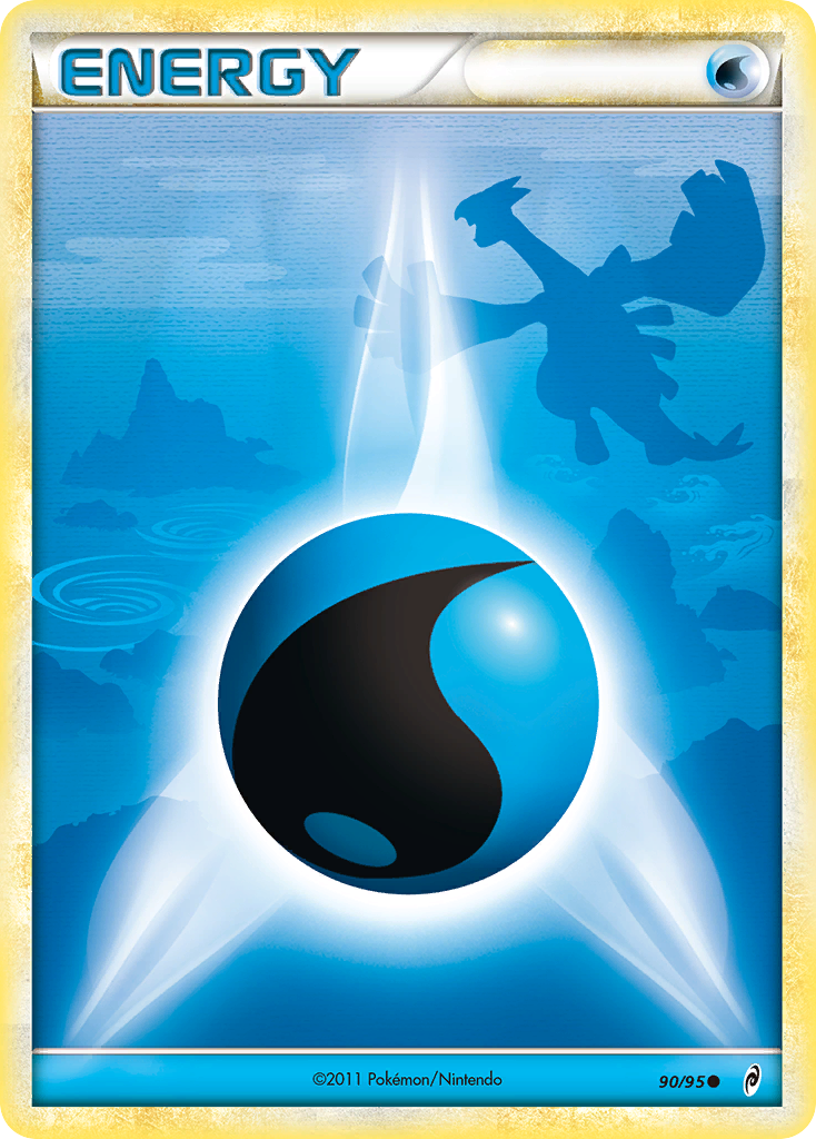 Water Energy - 90/95 - Common [col1-90] [Holo]