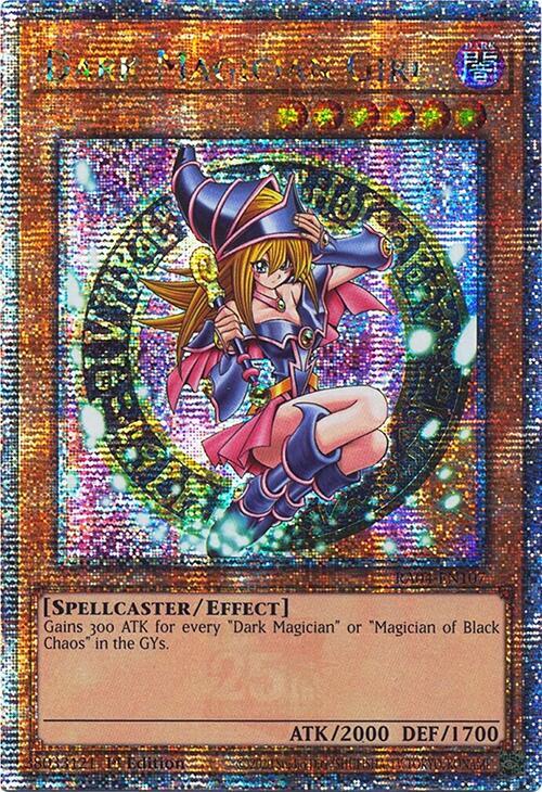 Dark Magician Girl - 3rd Art - RA04-EN107 - Quarter Century Secret Rare - 1st Edition