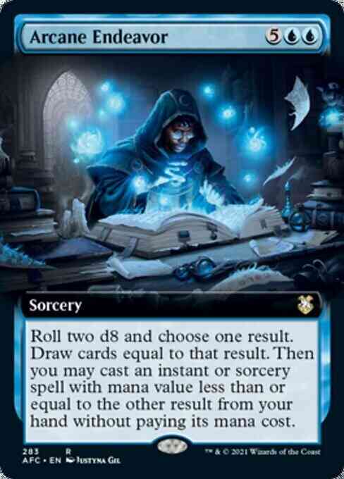 Arcane Endeavor [283] [Extended Art] [Adventures in the Forgotten Realms Commander] [Non-Foil]