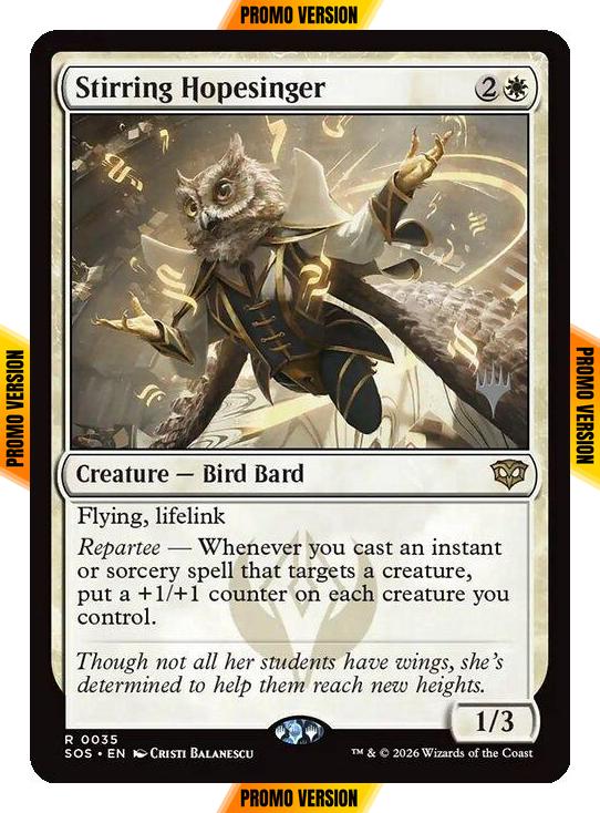 Stirring Hopesinger [35p] [Promo Pack] [Secrets of Strixhaven Promos] [Non-Foil]