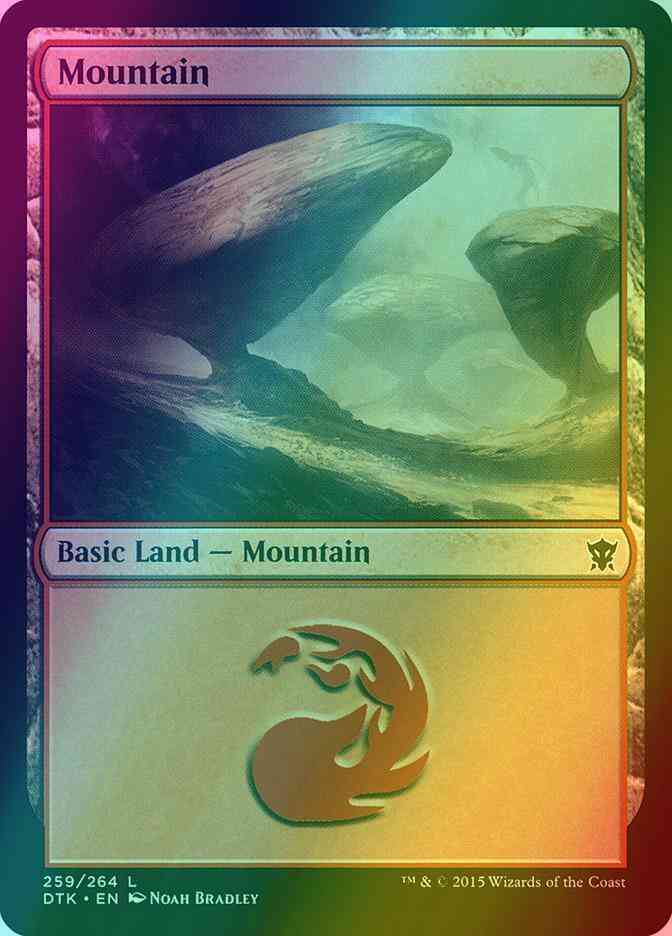 Mountain [259] [Dragons Of Tarkir] [Foil]