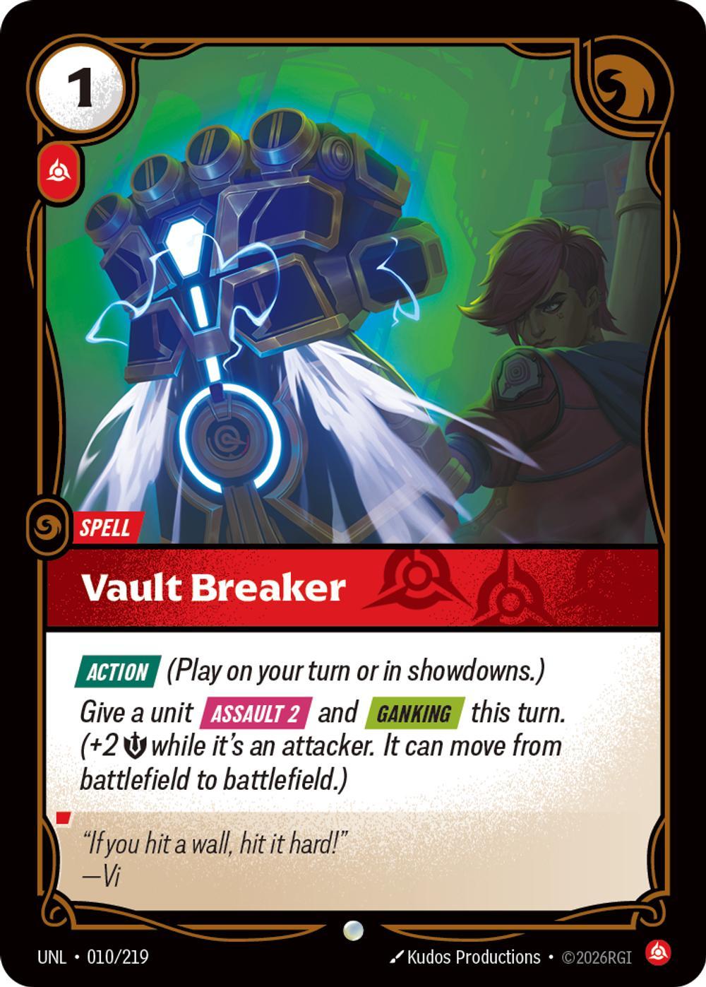 Vault Breaker - 010/219 [Unleashed] [Non-Foil]