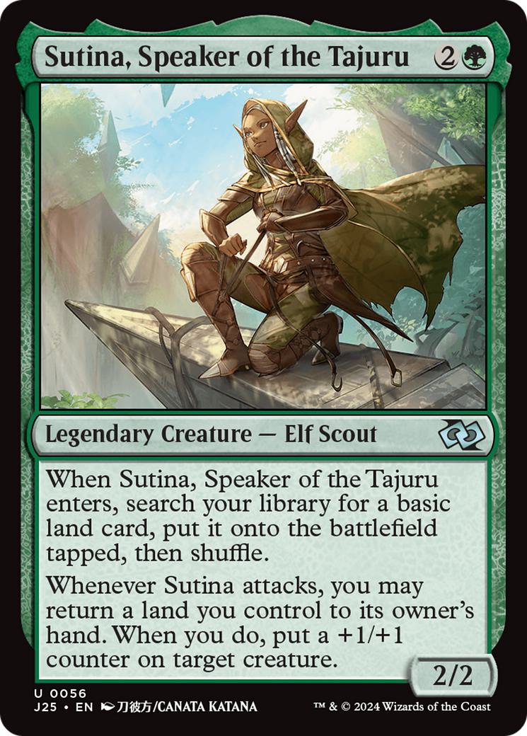 Sutina, Speaker of the Tajuru [56] [Anime] [Foundations: Jumpstart] [Non-Foil]