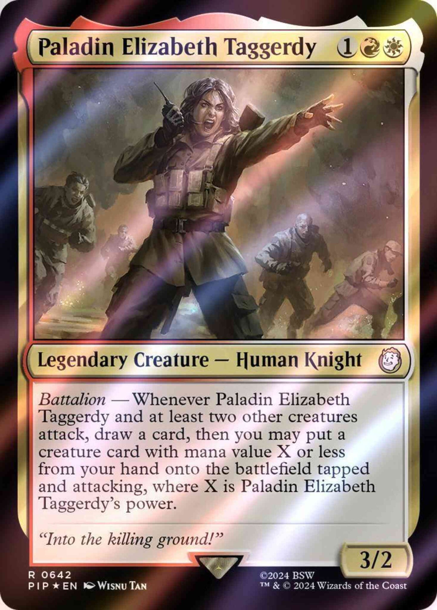 Paladin Elizabeth Taggerdy [642] [Fallout] [Surge Foil]
