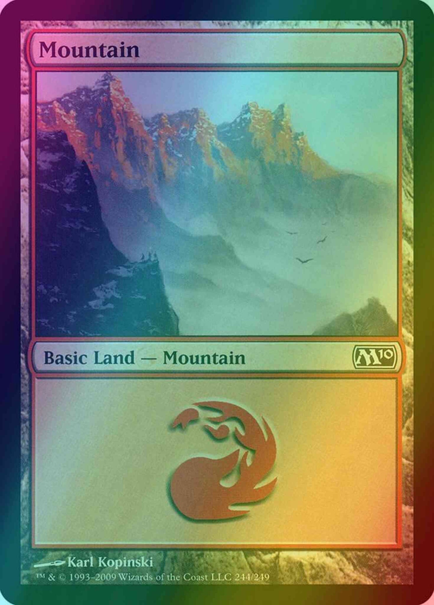 Mountain [244] [Magic 2010] [Foil]