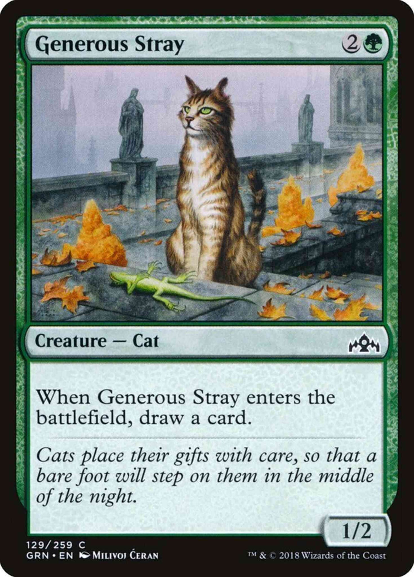 Generous Stray [129] [Guilds of Ravnica] [Non-Foil]