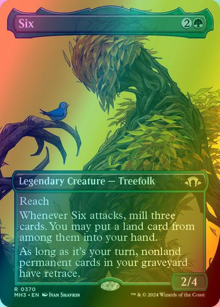 mtg borderless profile cards Six You may play two Aeve, Progenitor OOZE Commander Denominations:$25 Baralho de Cartas MTG