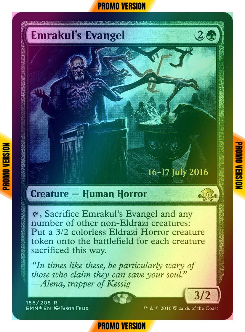 Emrakul's Evangel [156s] [Eldritch Moon Promos] [Foil]