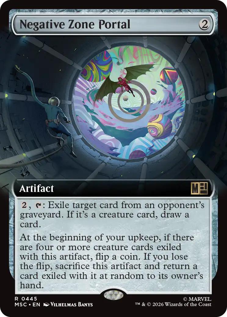 Negative Zone Portal [445] [Extended Art] [Marvel Super Heroes: Commander] [Non-Foil]