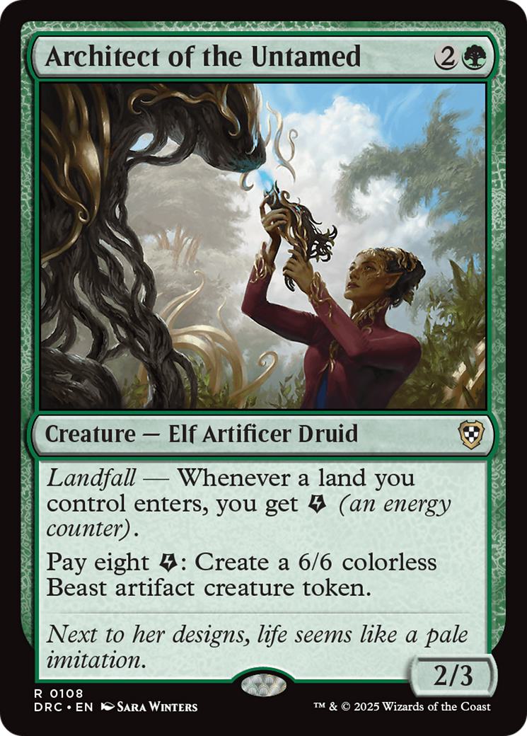 Architect of the Untamed [108] [Aetherdrift: Commander] [Non-Foil]