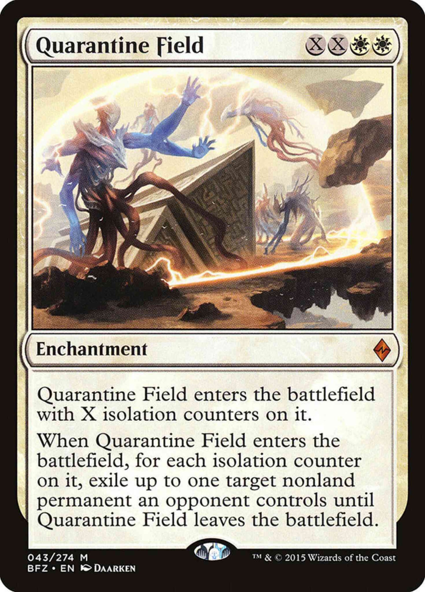 Quarantine Field [43] [Battle for Zendikar] [Non-Foil]