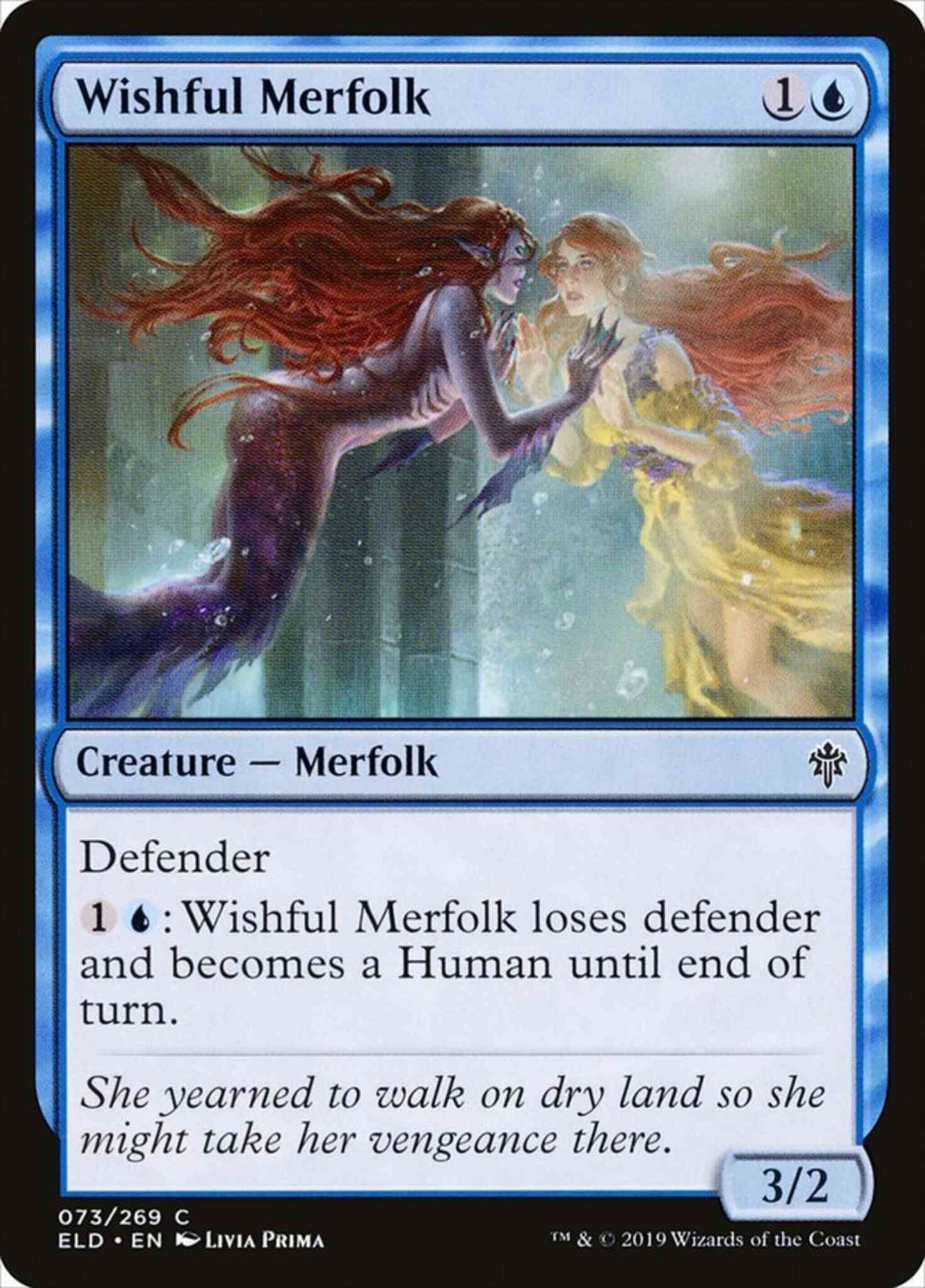 Wishful Merfolk [73] [Throne of Eldraine] [Non-Foil]