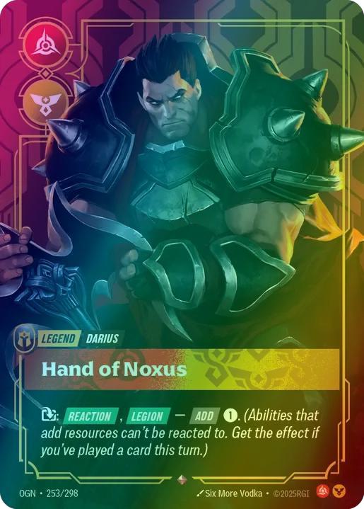 Hand of Noxus (Darius) - 253/298 [Origins] [Foil]