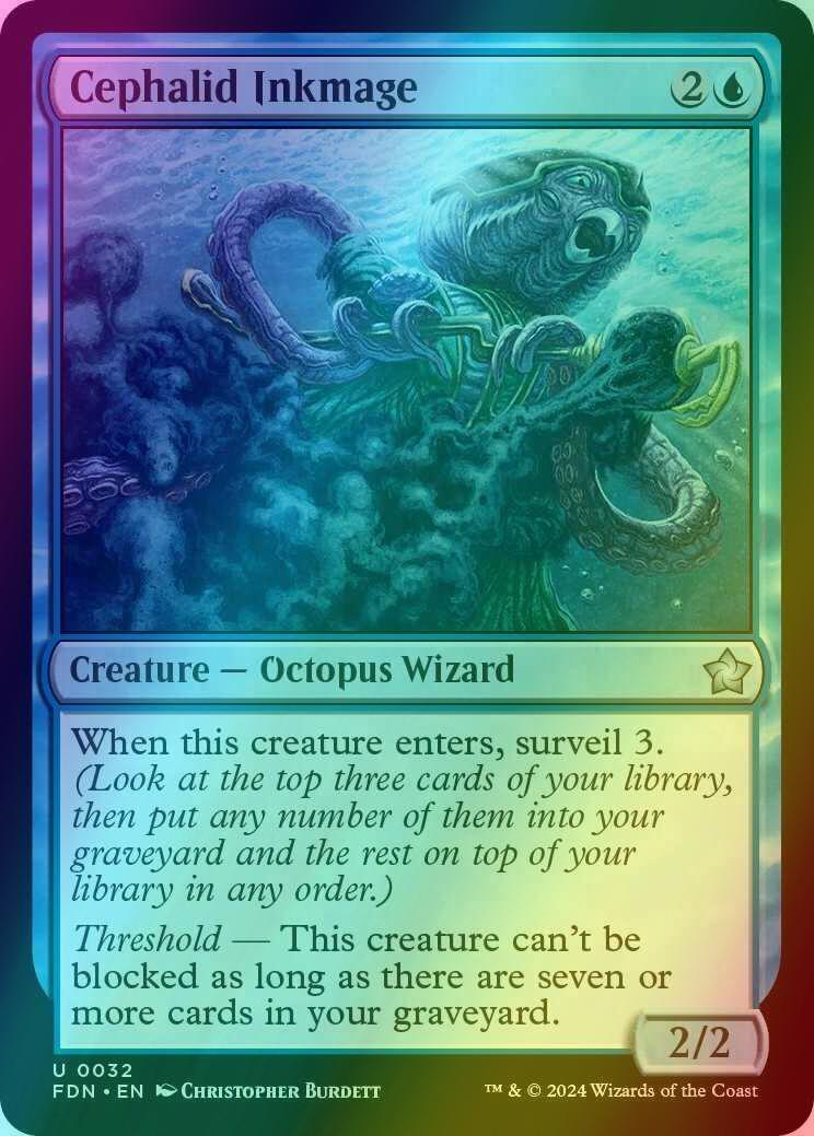 Cephalid Inkmage [32] [Foundations] [Foil]