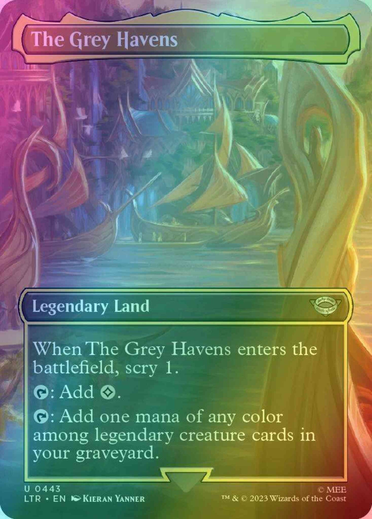 The Grey Havens [443] [Borderless] [The Lord of the Rings: Tales of Middle-earth] [Foil]