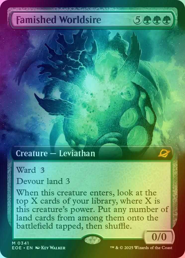 Famished Worldsire [341] [Extended Art] [Edge of Eternities] [Foil]