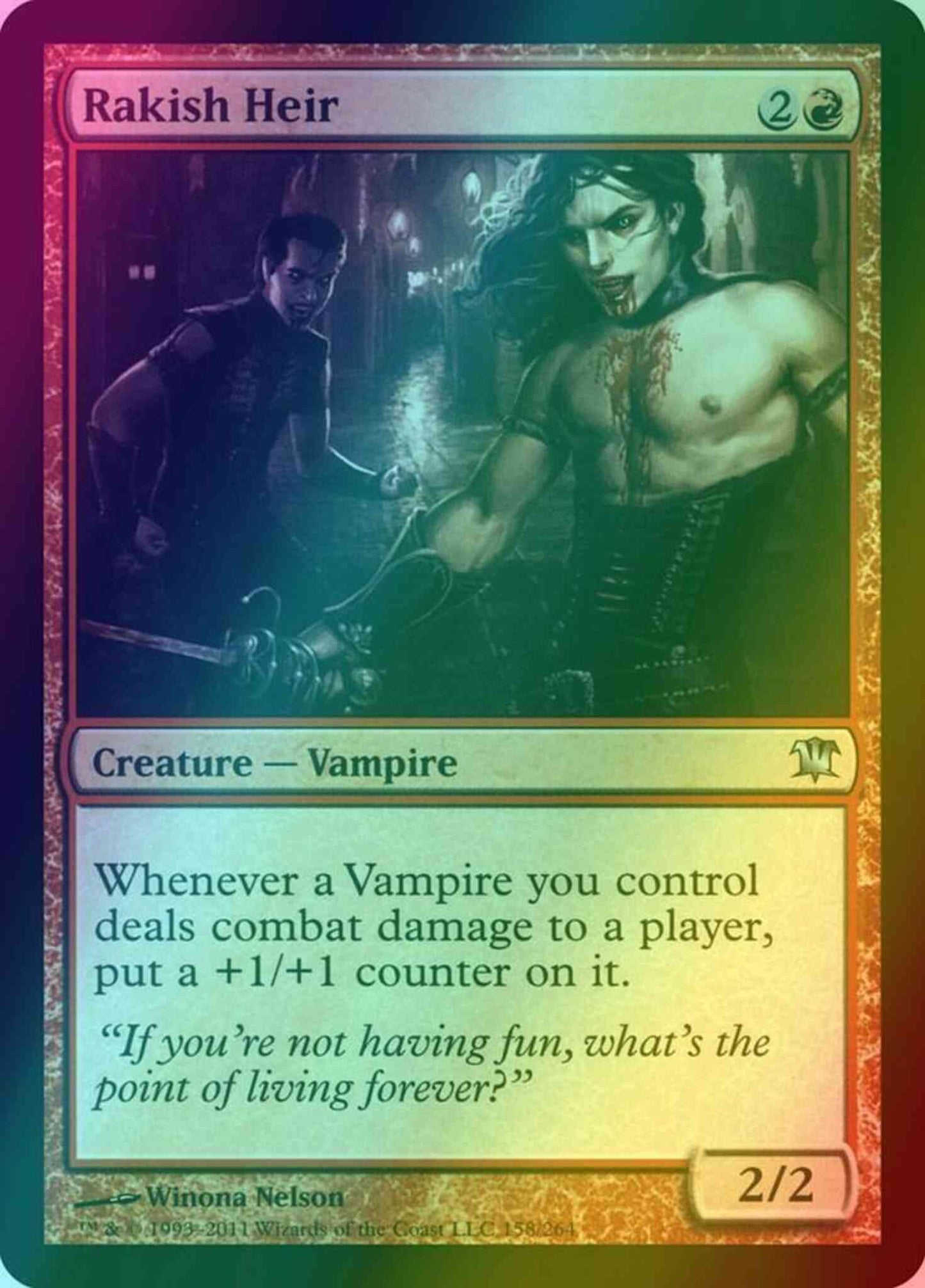 Rakish Heir [158] [Innistrad] [Foil]