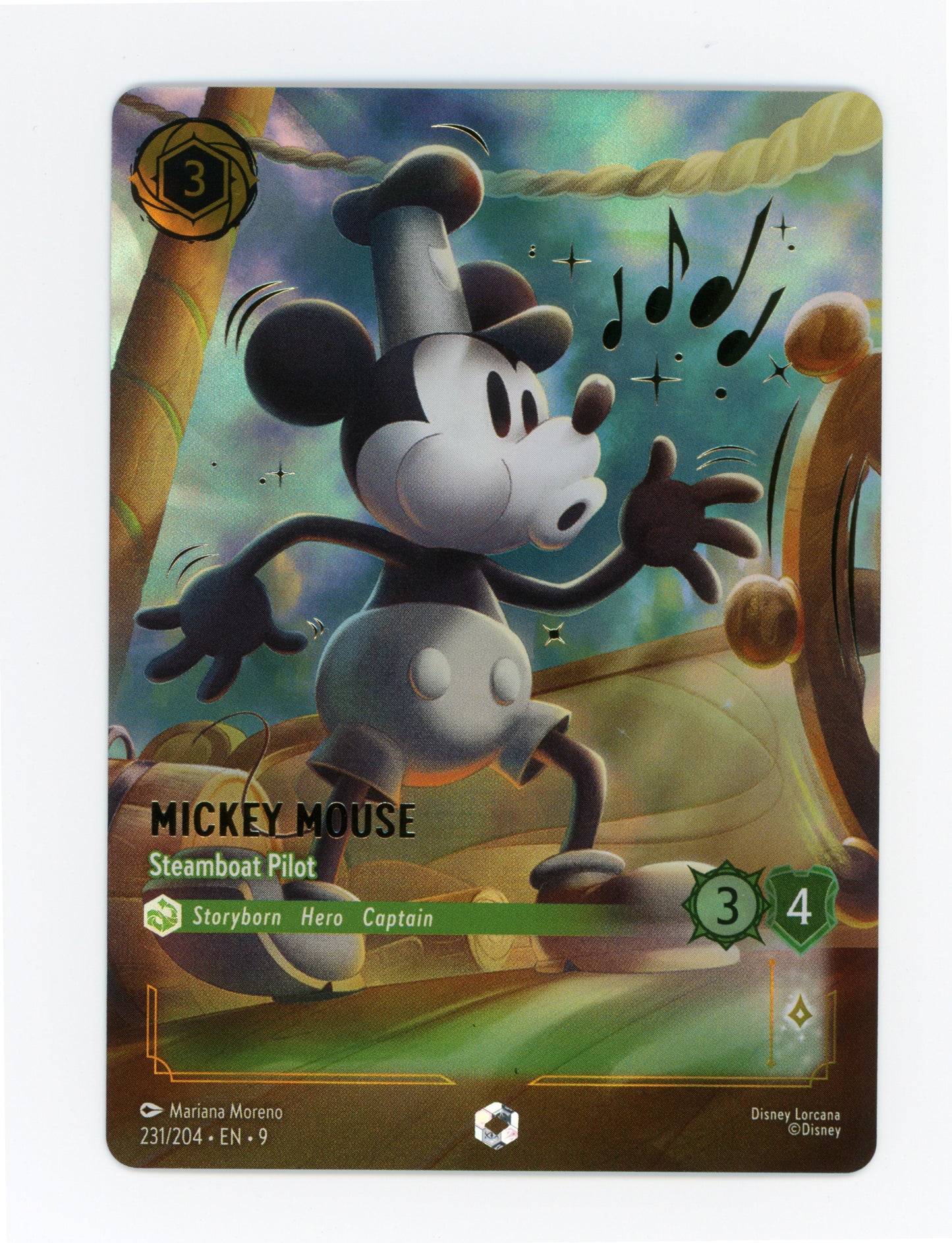 Mickey Mouse - Steamboat Pilot — Enchanted|Holofoil — ID 19399