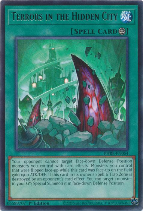 Terrors in the Hidden City - PHRE-EN054 - Rare - 1st Edition