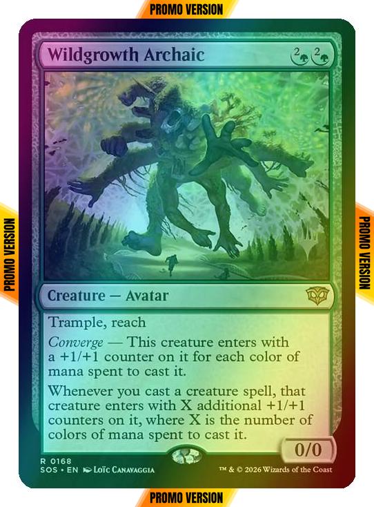 Wildgrowth Archaic [168p] [Promo Pack] [Secrets of Strixhaven Promos] [Foil]