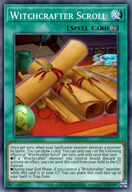 Witchcrafter Scroll - MP20-EN230 - Super Rare - 1st Edition