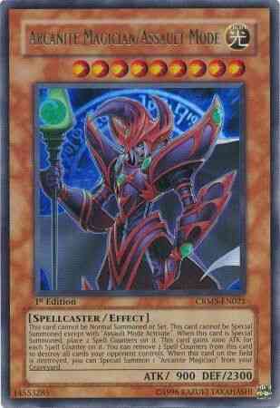 Arcanite Magician/Assault Mode - CRMS-EN021 - Ultra Rare - Unlimited