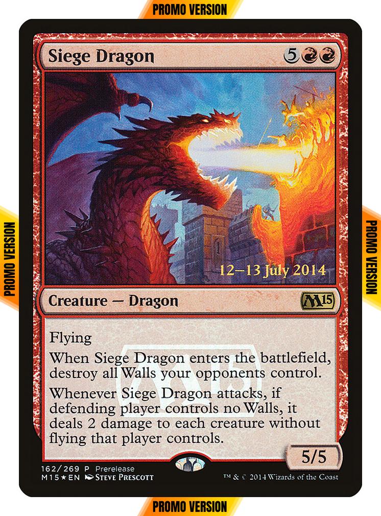 Siege Dragon [162] [Magic 2015 Promos] [Foil]