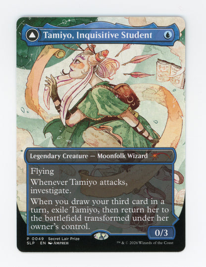 Tamiyo, Inquisitive Student // Tamiyo, Seasoned Scholar — Borderless — ID 18919