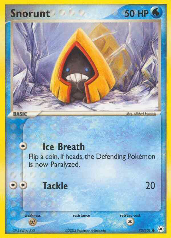 Snorunt - 73/101 - Common [ex5-73] [Reverse Holo]