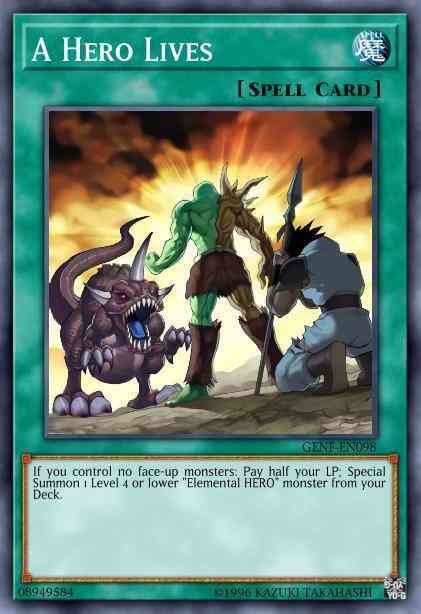 A Hero Lives - GENF-EN098 - Ultra Rare - Unlimited