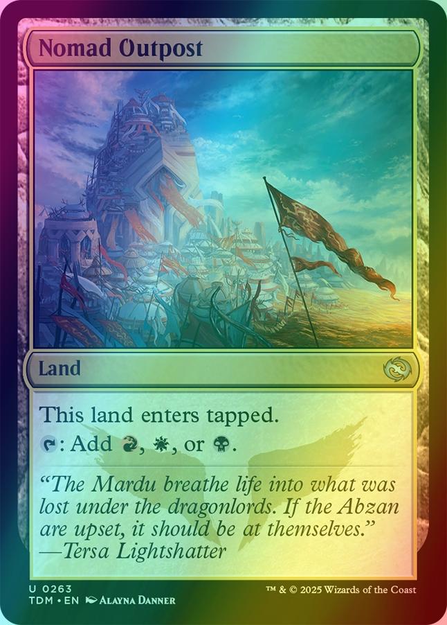 Nomad Outpost [263] [Tarkir: Dragonstorm] [Foil]
