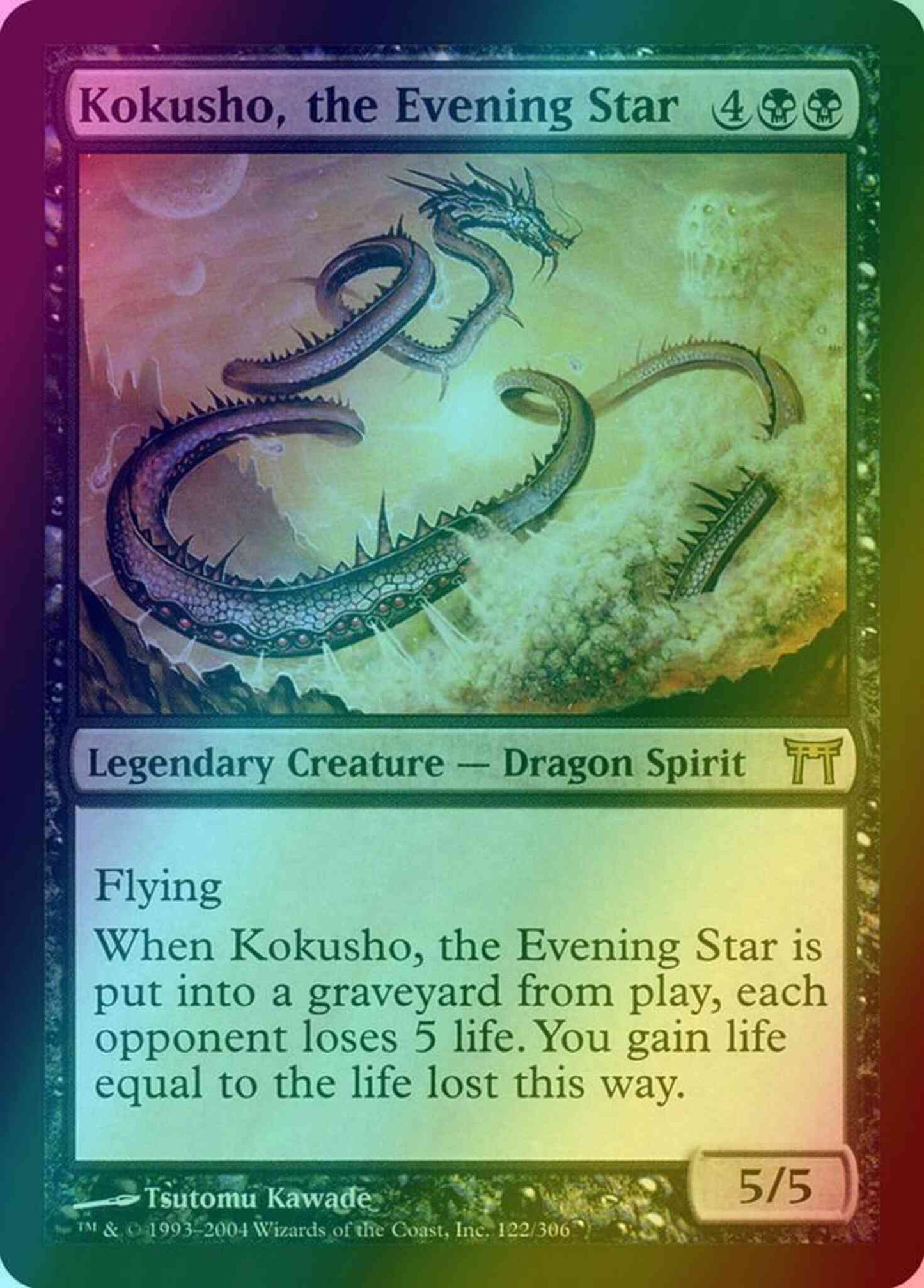 Kokusho, the Evening Star [122] [Champions of Kamigawa] [Foil]