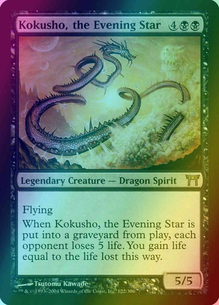 Kokusho, the Evening Star [122] [Champions of Kamigawa] [Foil