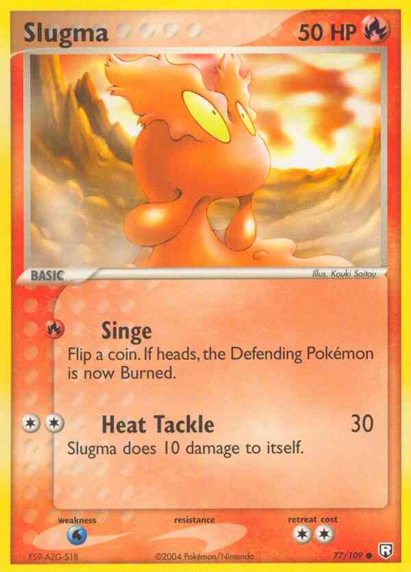 Slugma - 77/109 - Common [ex7-77] [Reverse Holo]