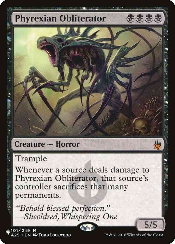 Phyrexian Obliterator [A25-101] [The List] [Non-Foil]