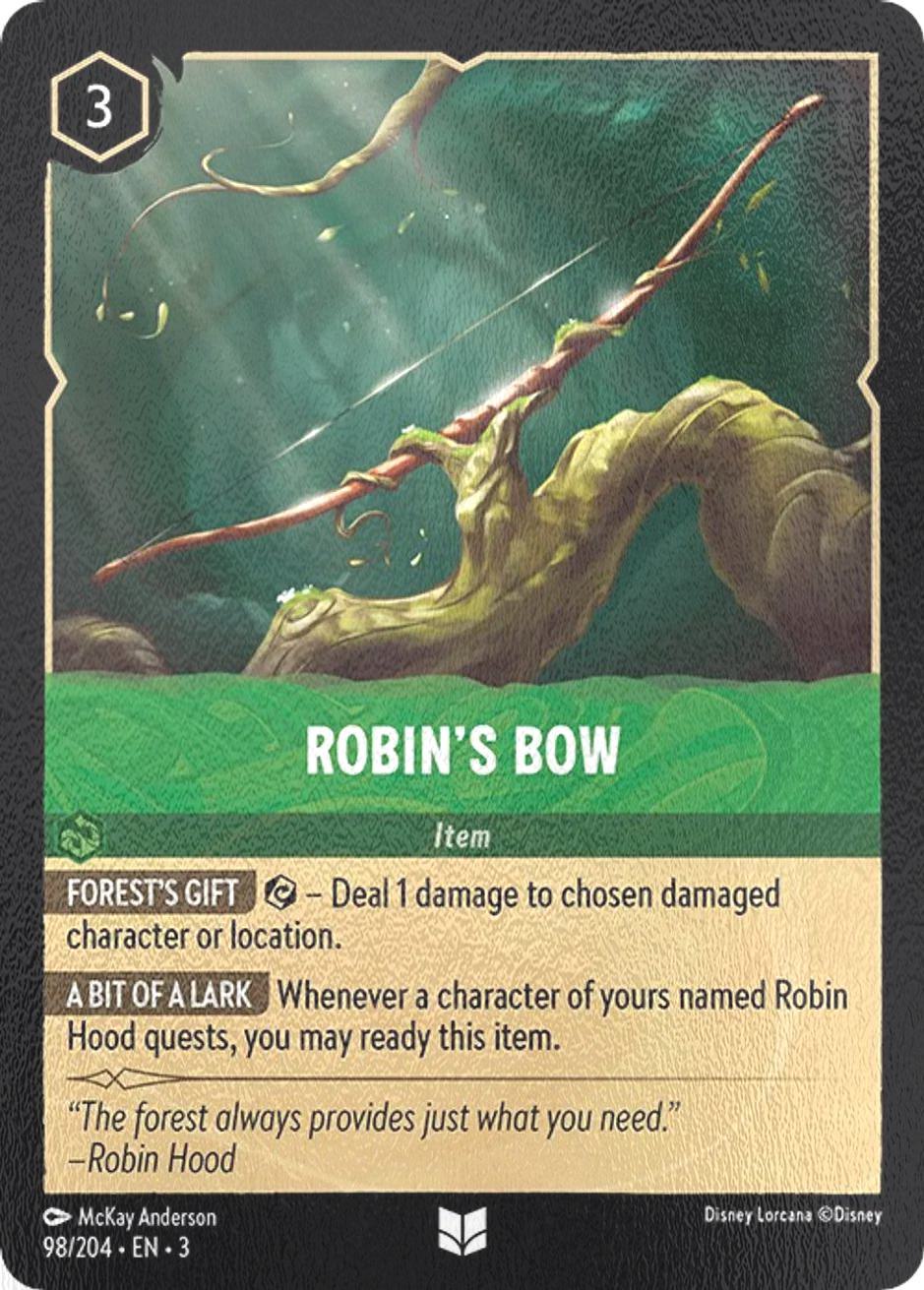 Robin's Bow - 98/204 [Into the Inklands] [Cold Foil]
