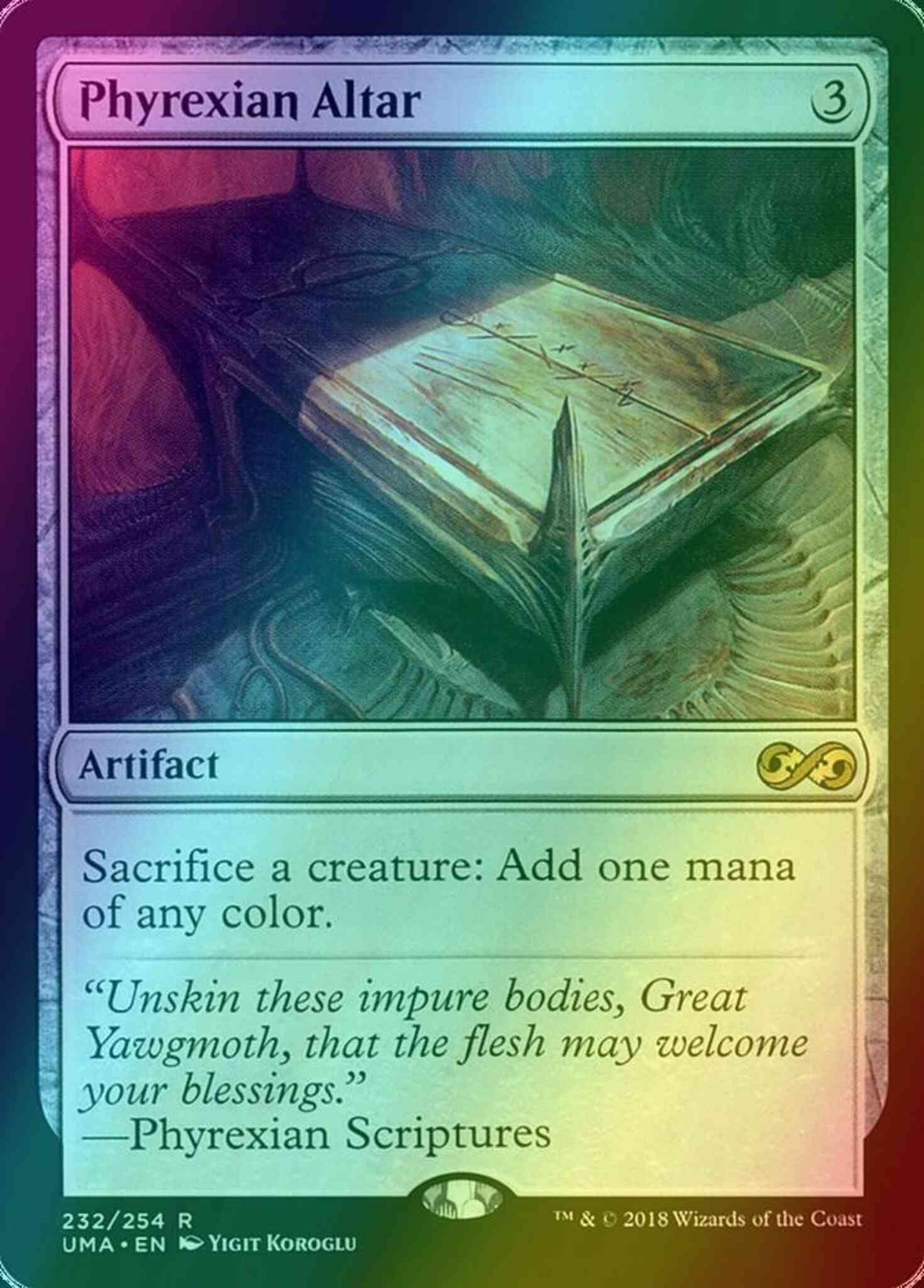 Phyrexian Altar [232] [Ultimate Masters] [Foil]