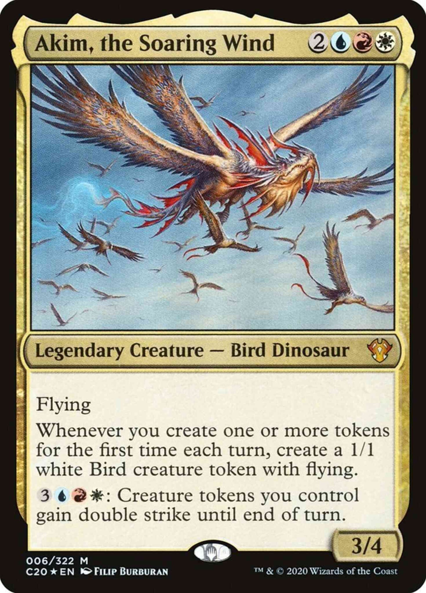 Akim, the Soaring Wind [6] [Collector Pack Exclusive] [Commander 2020] [Non-Foil]
