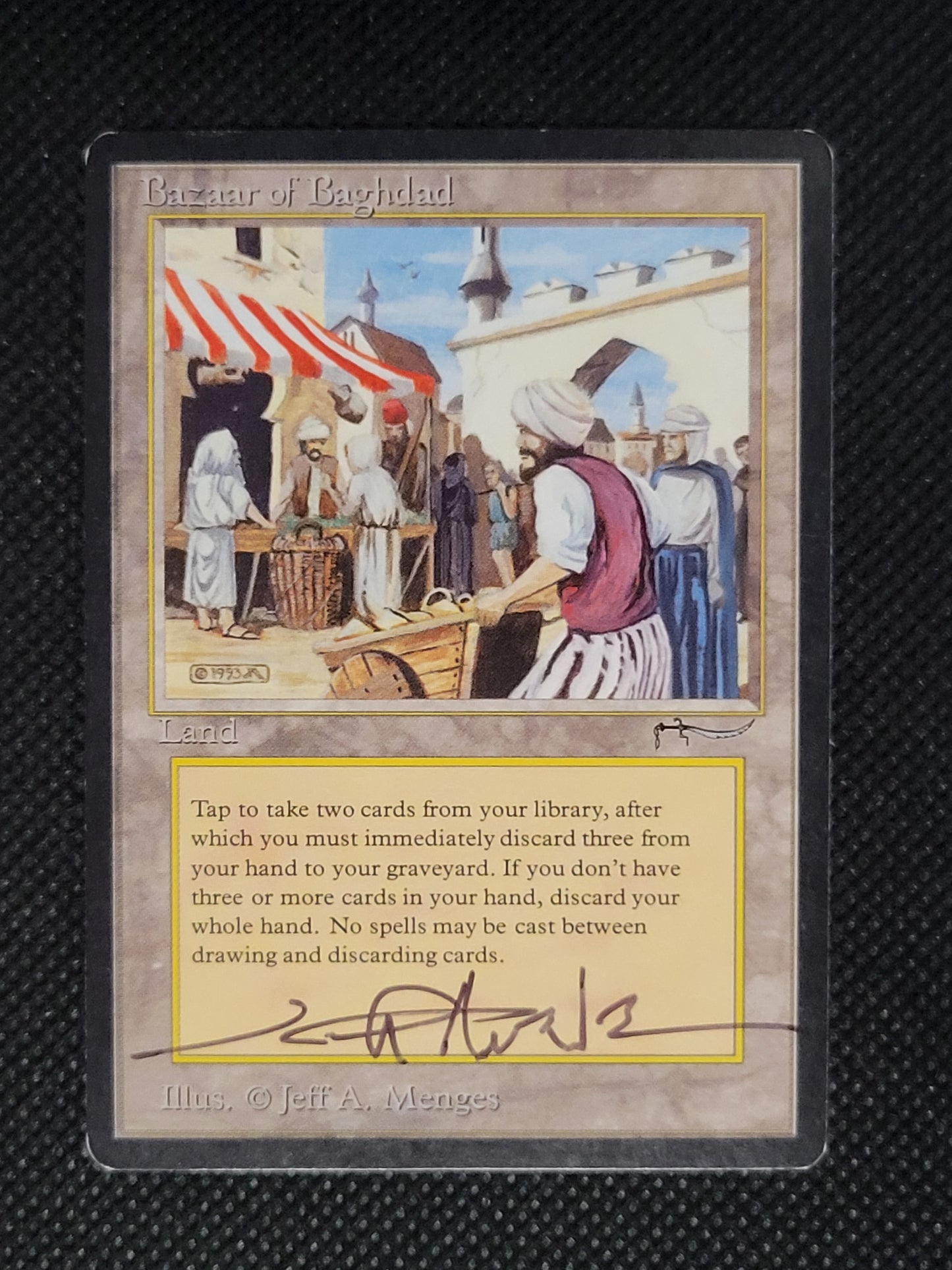 Bazaar of Baghdad — Signed — ID 18579