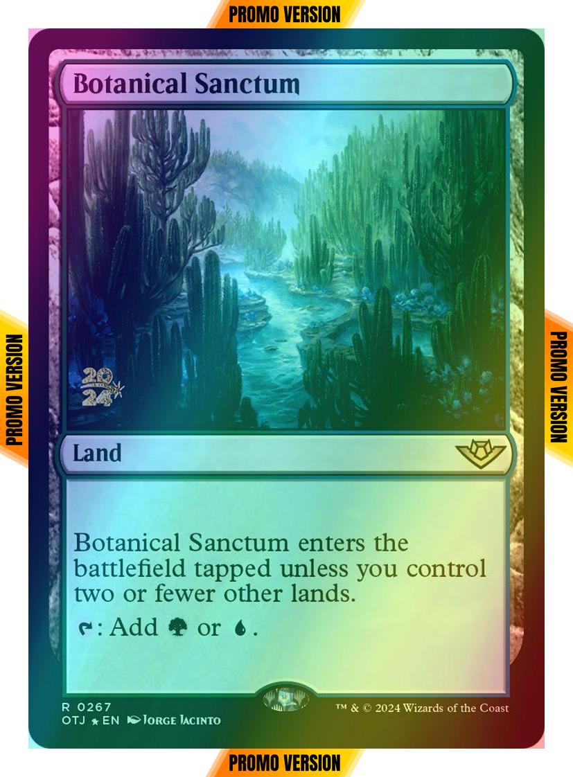 Botanical Sanctum [267s] [Prerelease] [Outlaws of Thunder Junction: Promos] [Foil]