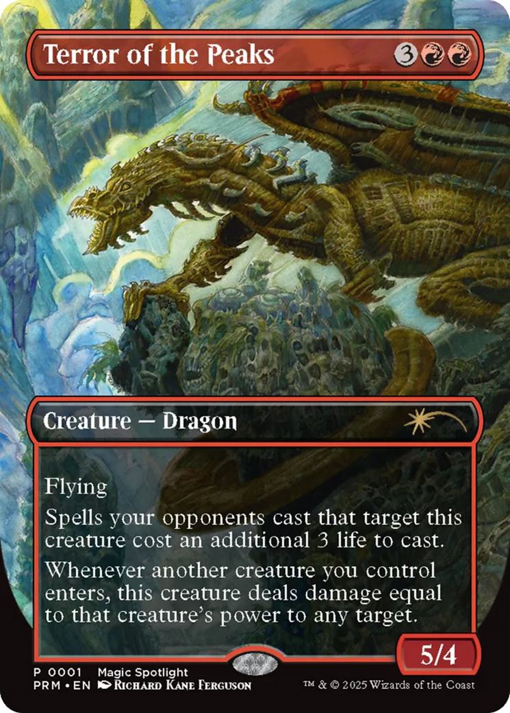 Terror of the Peaks [1] [Borderless] [Spotlight Series] [Foil]