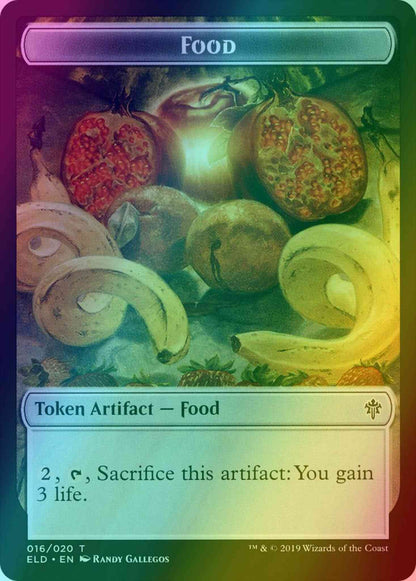 Food Token (16) // Giant Token (10) [Throne of Eldraine Tokens] [Foil]