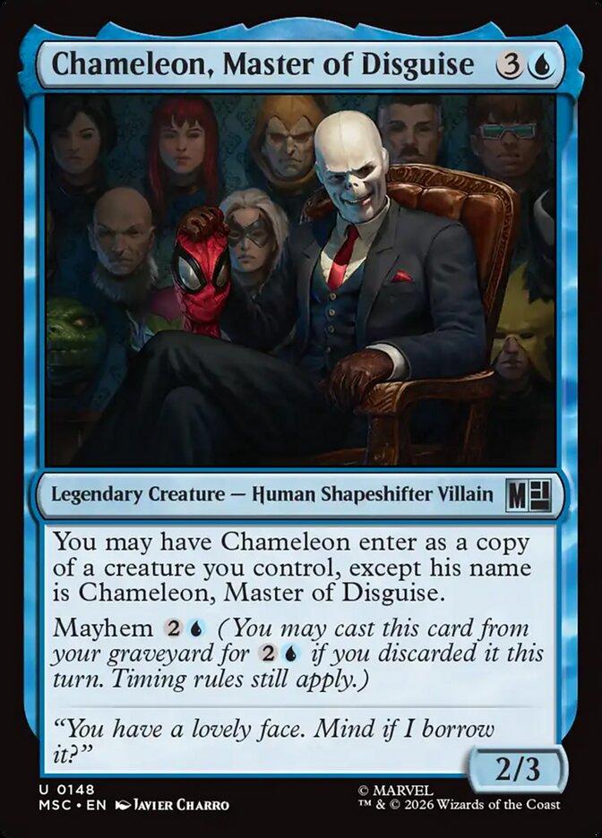 Chameleon, Master of Disguise [148] [Marvel Super Heroes: Commander] [Non-Foil]