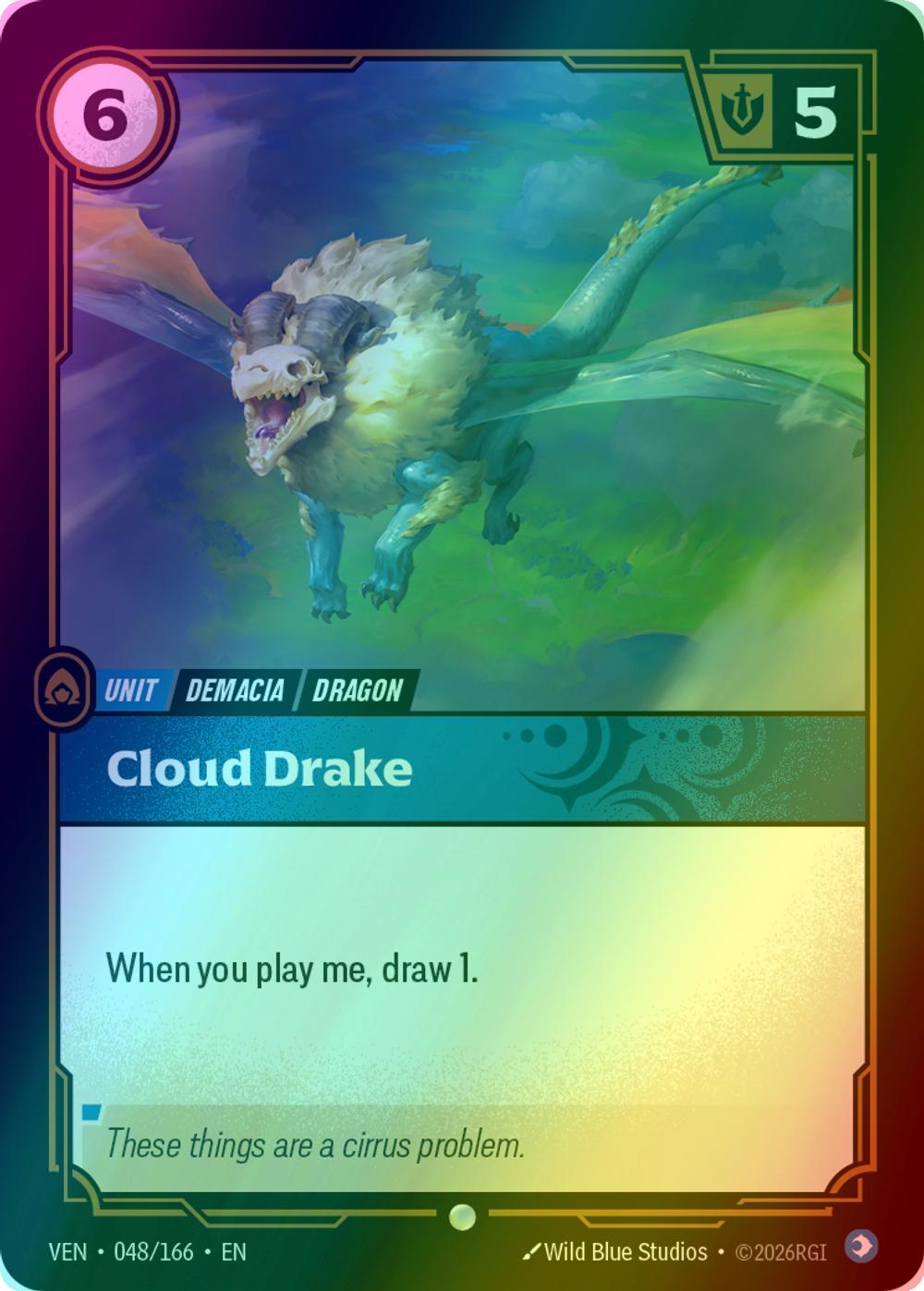 Cloud Drake - 048/166 [Vendetta] [Foil]