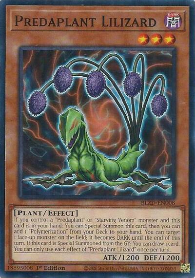 Predaplant Lilizard - BLZD-EN008 - Common - 1st Edition