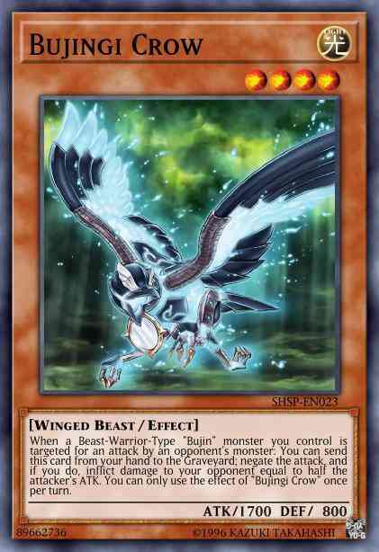 Bujingi Crow - SHSP-EN023 - Rare - 1st Edition