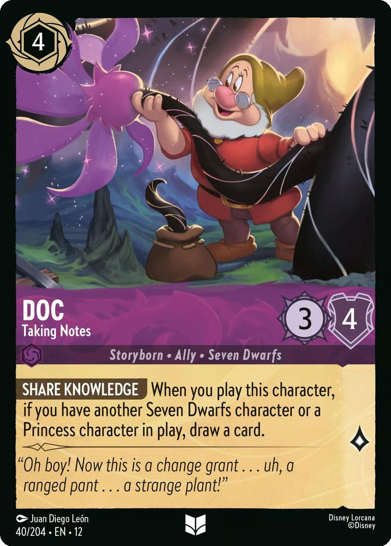 Doc - Taking Notes - 40/204 [Wilds Unknown] [Non-Foil]