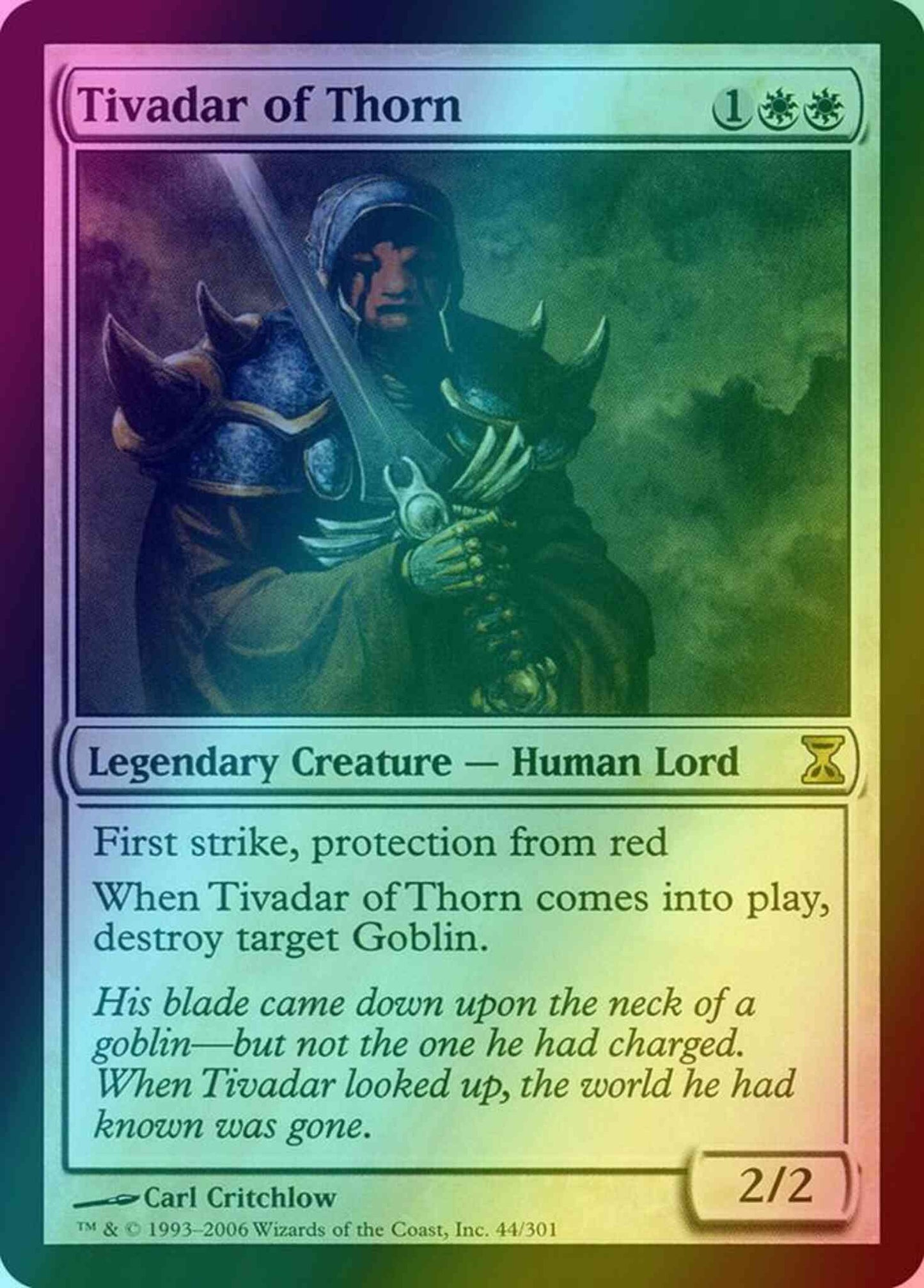 Tivadar of Thorn [44] [Time Spiral] [Foil]