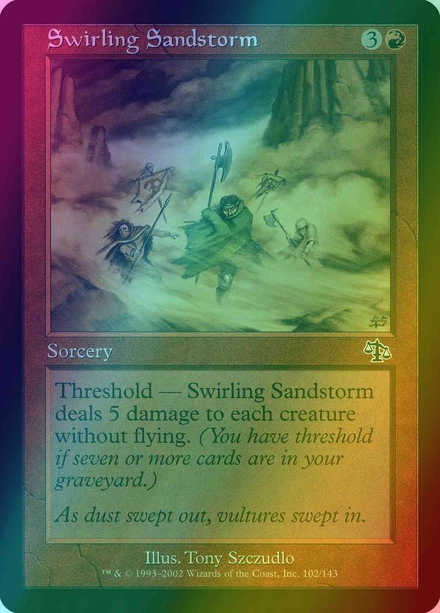 Swirling Sandstorm [102] [Judgment] [Foil]