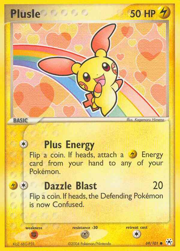 Plusle - 69/101 - Common [ex5-69] [Reverse Holo]